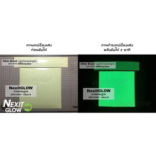 Nexit by LumiGLOW เทปเรืองแสง รุ่นประหยัด กว้าง 12 mm ยาว 1-5 เมตร สว่างระดับ High Glow กันน้ำ