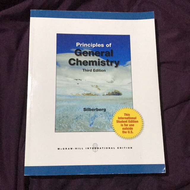 [หนังสือเตรียมสอบมือสอง] Principles of General Chemistry/textbook เคมี