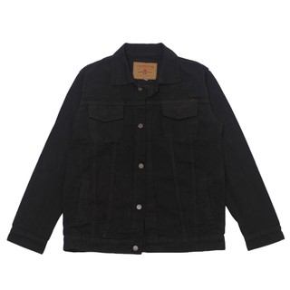 Trondheim Jaket Jeans Pria Travis Black