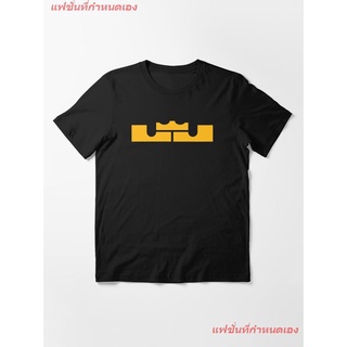 Lebron James Logo Essential T-Shirt เสื้อยืดแขนสั้น overside เสื้อยืดผู้หญิง เสื้อยืดผู้ชาย เสื้อยืดพิมพ์ลาย เสื้อยืดแฟช