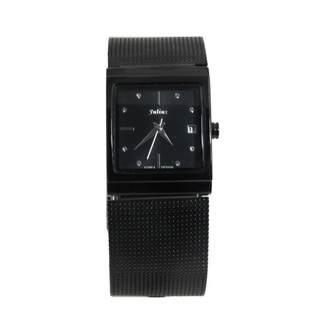 งลJulius นาฬิกาข้อมือผู้หญิง สายหนัง รุ่น JA-841-black