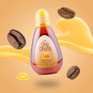 OngDhong Coffee Honey (Squeeze Bottle) 500g น้ำผึ้งอองตอง น้ำผึ้งดอกกาแฟ (ขวดบีบ) 500 กรัม