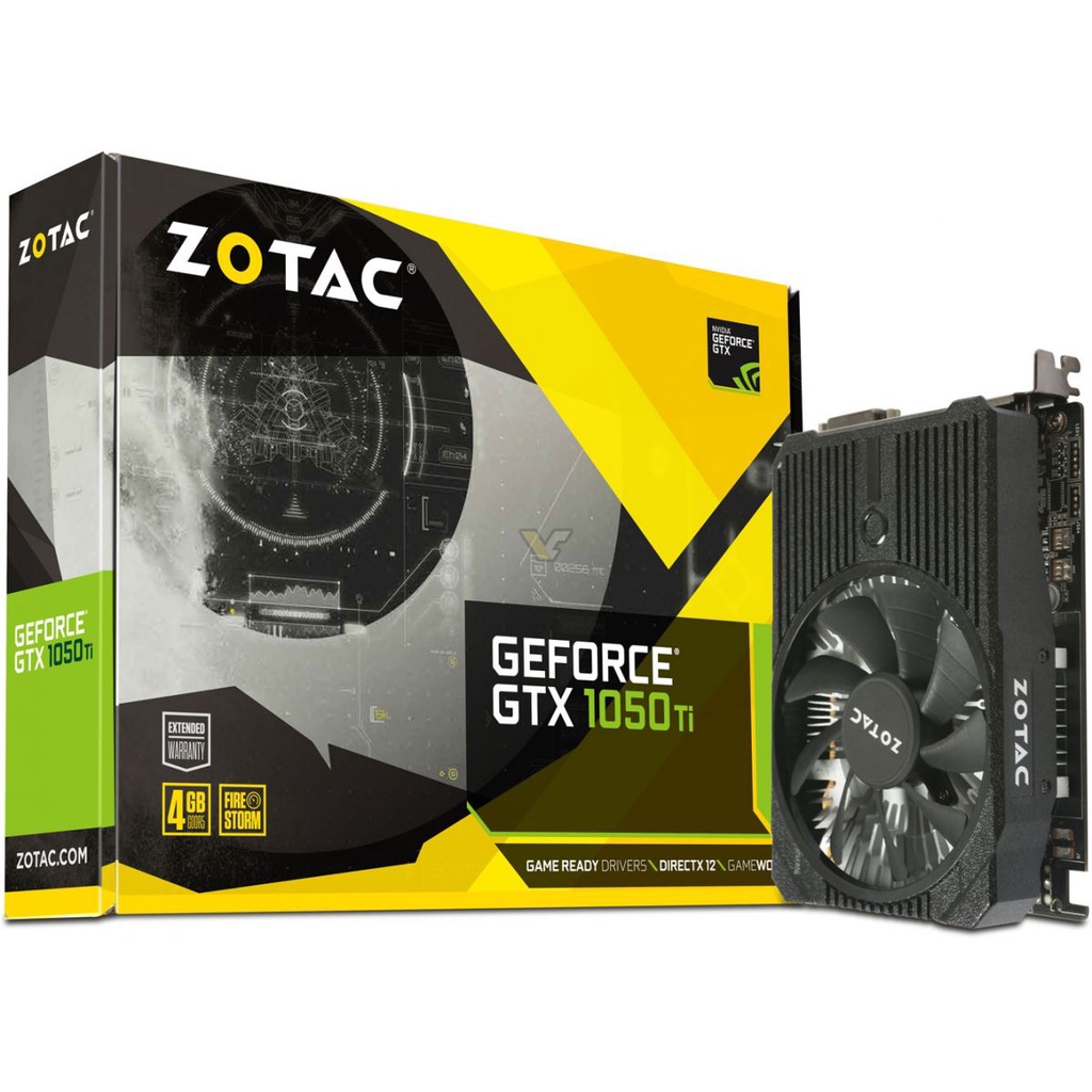 ZOTAC GeForce GTX 1050 Ti 4GB Mini