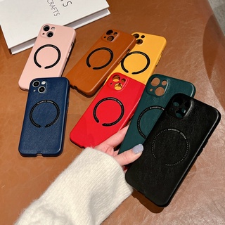 ซองหนังแม่เหล็ก สำหรับ เคสไอโฟน 12 PRO MAX เคสโทรศัพท์หนัง เคสไอโฟน 13 PRO 13 PRO MAX XS MAX 11 XS ทนต่อการขีดข่วน ป้องกันสิ่งสกปรก เคสกันกระแทก เคสไอโฟน 13 11 PRO 11 PRO MAX XR 12 PRO 12 สีพรีเมี่ยม ขอบสี่เหลี่ยมอ่อน ชุดซิลิโคน