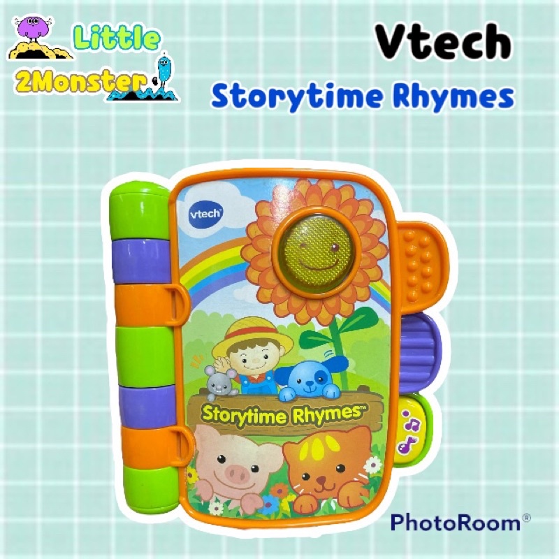 VTech Storytime Rhymes หนังสือเพลง หนังสือเสียง หนังสือเสียงสอนภาษา **มือสอง**