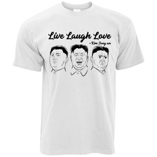 เสื้อยืดผู้ชาย GILDAN เสื้อยืด พิมพ์ลาย Likes Kim Jong Un Live Laugh Love1 แบบกําหนดเอง สําหรับผู้ชาย และผู้หญิง S-5XL