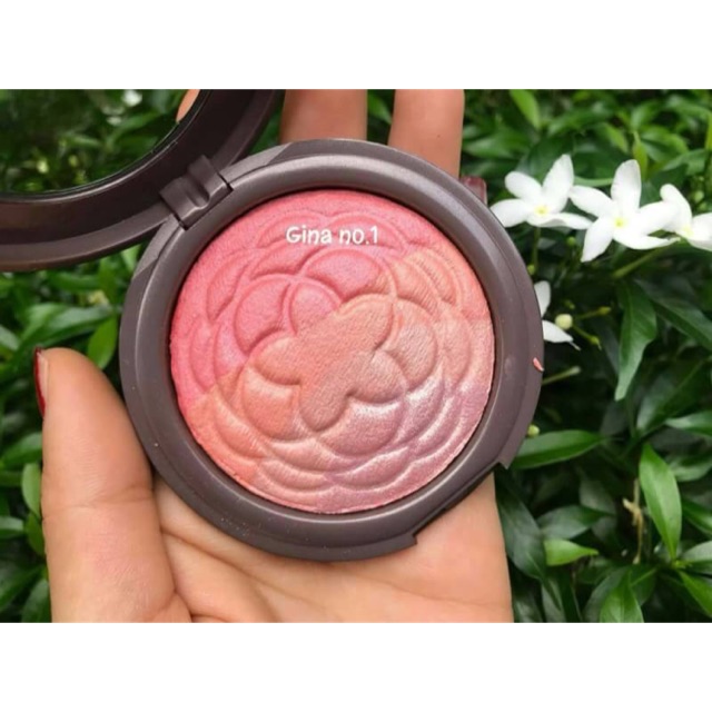 แท้💯💯💯 Gina glam flowers blusher 🌸
