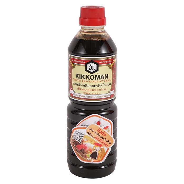 คิคโคแมน ซอสถั่วเหลือง สูตรหอมพิเศษ 600 มล.