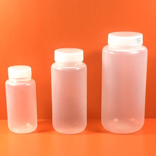 ขวดพลาสติก PP ทนสารเคมี แบบฝาเกรียว ขนาด 250ml 500ml and 1000ml Plastic Reagent Bottle - Polypropylene (PP)