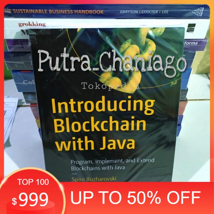 ขอแนะนํา Blockchain พร้อมหนังสือ Java