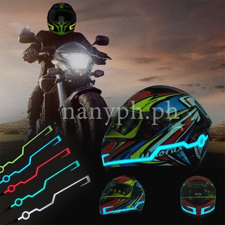 ไฟ LED หมวกกันน็อค Helmet light motorcycle LED Helmet หลากสีกลายเป็นคนที่ตื่นตาที่สุดบนท้องถนน