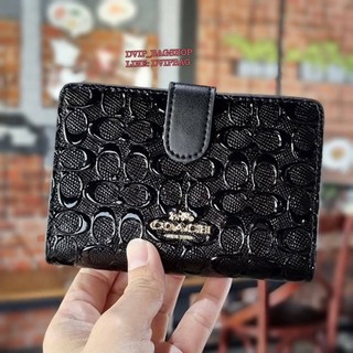 COACH F25937 MEDIUM CORNER ZIP WALLET แท้💯% COACH FACTORY