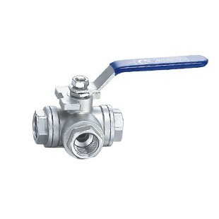FMT 1-1/4" 3 Way Ball Valve  ( T/L-Port  SS316)