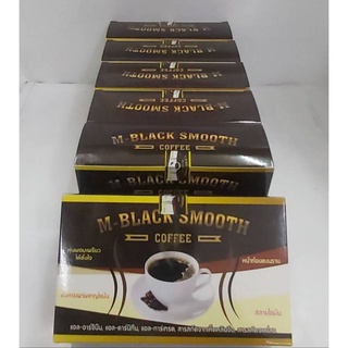 กาแฟ ดำ ลดน้ำหนัก M-BLACK SMOOTH COFFEE กาแฟปรุงสำเร็จชนิดผง สำหรับลดน้ำหนัก