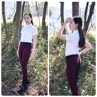 กางเกงขี่ม้า Full Seat Microfiber Breeches . Horse riding pants.
