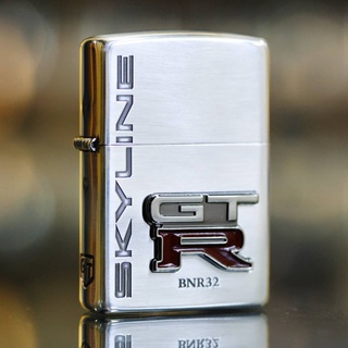 Zippo ZA-5-206A  Nissan Skyline GTR BNR32 ซิปโป้ลิขสิทธิ์แท้จากญี่ปุ่น ของแท้ รับประกันตลอดชีวิต