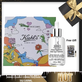 🎁ของขวัญ Kiehls VC Whitening Dermatologist Solutions Clearly Corrective DARK SPOT 100ml Kiehls  100%แท้/กล่องซีล