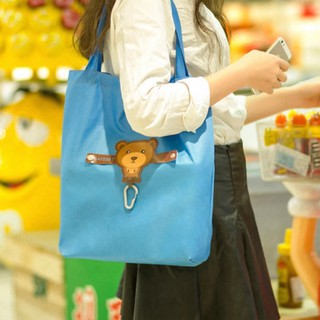 YHL Portable Oxford Shopping Bag กระเป๋าช้อปปิ้ง แบบ พับได้ กันน้ำ Travel Foldable Bag Folder Bag