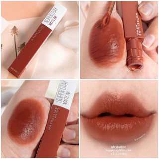 Maybelline Super stay matte ink คอลใหม่ สีที่ต้องตำแบบสีสวยทายังไงก็สวย โทนส้มอิฐที่โคตรสวย สวยไ