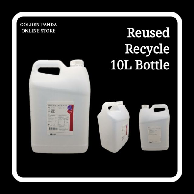 [SECOND HAND] 10L/10kg Reused/Recycle Empty HDPE Drum/ Bottle/ Jerry Can/ Dish Wash/ Chemical Drum