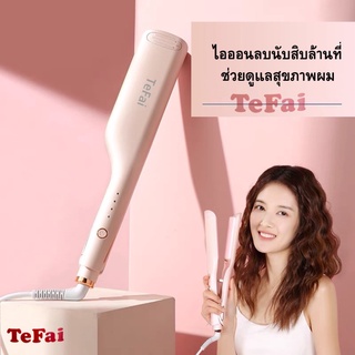 สินค้ามีพร้อมส่ง TEFAI T25 เครื่องลอนผมมาม่า ลอนเมอเมด Mermaid ลอนมาม่าขนาด25มม.จำนวน2แกน ปรับระดับความร้อนได้ 4 ระดับ