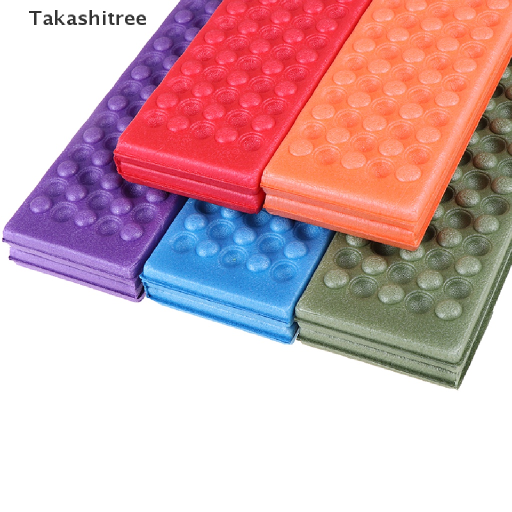 (Takashitree) เบาะโฟมรองนั่ง แบบพับได้ สําหรับตั้งแคมป์ เดินป่า เล่นกีฬากลางแจ้ง มาแรง