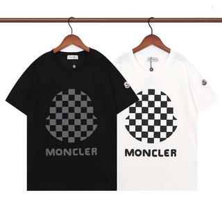 [100% Cotton] 3881 เสื้อยืดแขนสั้น พิมพ์ลาย mon cler แฟชั่นสําหรับผู้ชาย และผู้หญิง