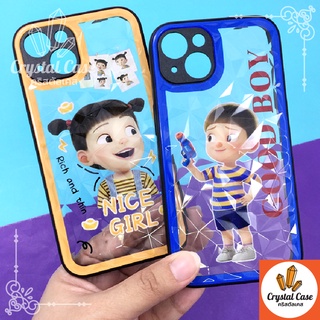 เคสมือถือใสพิมพ์ลายการ์ตูน Realme C11 C17 C35 Redmi 9A ผิว3D กันเลนส์กล้อง