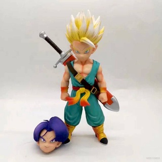 ใหม่ โมเดลฟิกเกอร์ อนิเมะ Dragon Ball Trunks Torankusu บรรจุกล่อง สําหรับตกแต่ง