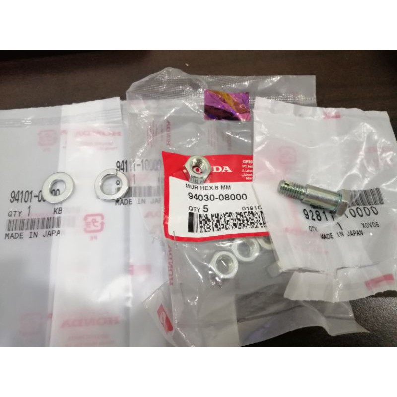 92811-10000 ชุดครูเบรค belakang Honda C70, Gbo/Gboj, Gb6, Ex5 Hp/Dream