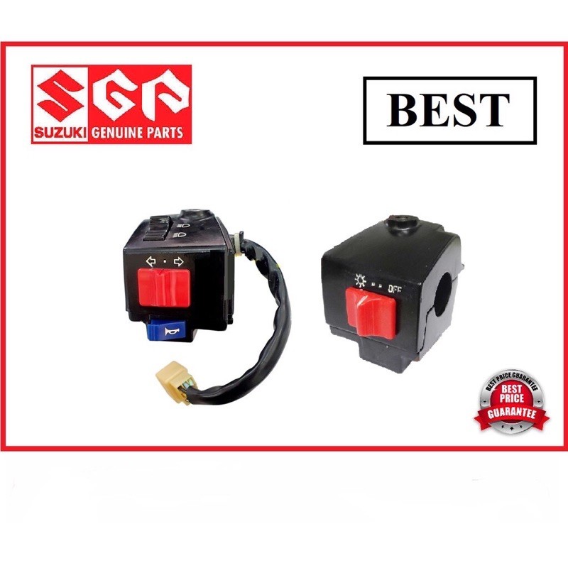 SUZUKI BEST HANDLE SWITCH STEERING HANDLE SWITCH LAMPU SIGNAL KIRI KANAN LH RH BEST110 BEST 110 BEST