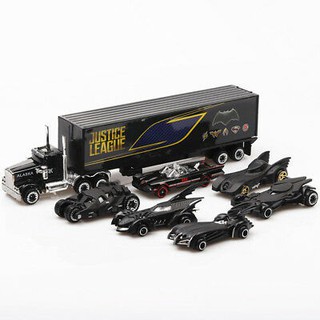 7Pcs Batman Batmobile Truck Car Model Toy Vehicle Metal Diecast Kids Gift