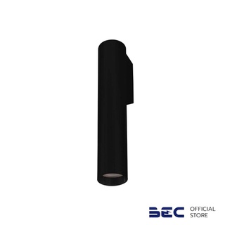 BEC ZG-W003/BLACK โคมไฟติดผนัง ทรงกระบอก ขั้ว GU10 ยาว 30 ซม. สำหรับภายในอาคาร