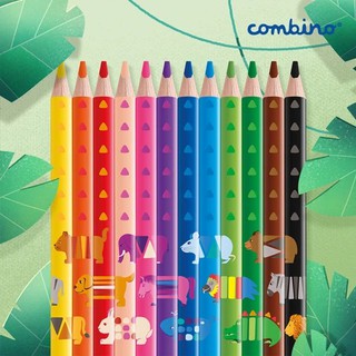 Pelikan Combino สีไม้ 12 สี ด้ามสามเหลี่ยม