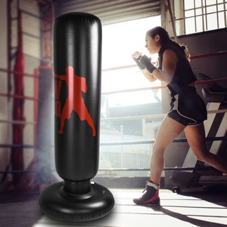 1.6m Inflatable Boxing Punching Kick Training Tumbler Bag For Pressure Relief