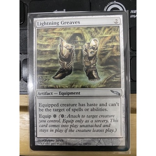 Magic The Gathering : Lightning Greaves(Mirrodin) การ์ดแท้ สภาพ NM