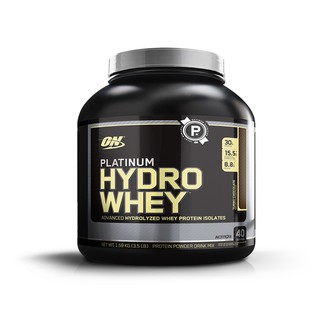 OPTIMUM Nutrition Hydro Whey 3.5 Lbs. (ราคาต่อชิ้น) ออพติมั่ม ไฮโดรเวย์ เวย์โปรตีน 1 กระปุก