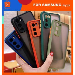 เคสขอบสี Samsung A20 / A30 / A50 / A50s / A30s / A10s / A20s / A51 / A71 / A21s เคสซัมซุง เคสกันกระแทก เคส case หลังด้าน