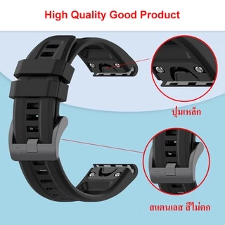 🇹🇭พร้อมส่ง สายนาฬิกา Garmin QuickFit 20mm 22mm 26mm สายซิลิโคน สำหรับ Fenix8 Fenix7 Fenix7S Fenix7X Fenix6 965