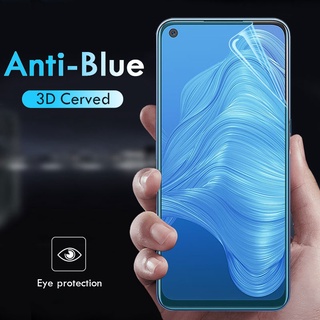 Soft Anti Blue Ray TPU Hydrogel Film Screen Protector For Realme 7 8 6 6i 5 5i 3 Pro C2 C3 C11 C12 C15 C21 C25 C25S Narzo 30A 20 X50 X3 SuperZoom Anti UV Purple Light