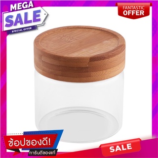 ขวดโหลแก้ว 0.45 ลิตร ฝาเกลียว BETTY ขวดโหล ROUND GLASS CANISTER WITH LID KECH 0.45L BETTY