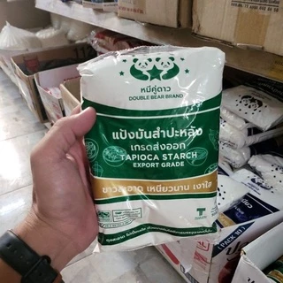 แป้งมันสำปะหลังตราหมีคู่ดาว มี2ขนาดให้เลือก มี1kg และ 500g