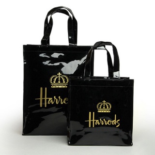 สต็อคพร้อม Harrods กระเป๋าสะพายไหล่ PVC คลาสสิก