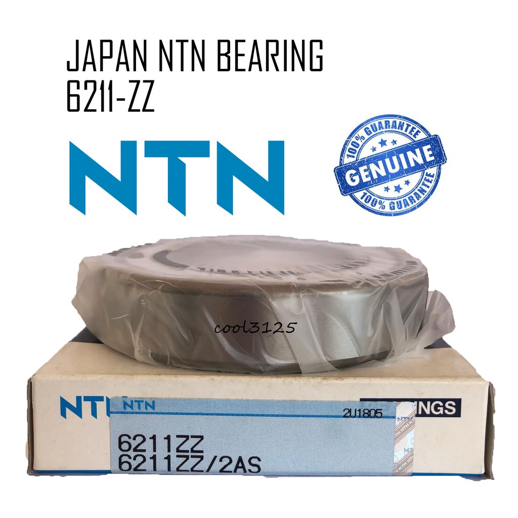 6211 ZZ NTN แบริ่งญี่ปุ่น 6211-ZZ