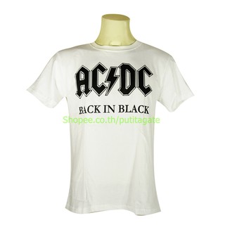 เสื้อวง Ac/Dc เสื้อไซส์ยุโรป acdc เอซี/ดีซี PTA8087 เสื้อวงดังๆ วินเทจ