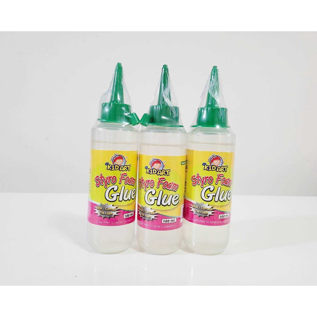 กาว กาวติดโฟม ไฮ คราฟท์  ขนาด  30 100 และ 250 กรัม  Hi Craft  Styro Foam Glue  สำหรับติดโฟม (ราคาต่อ 1 ขวด)