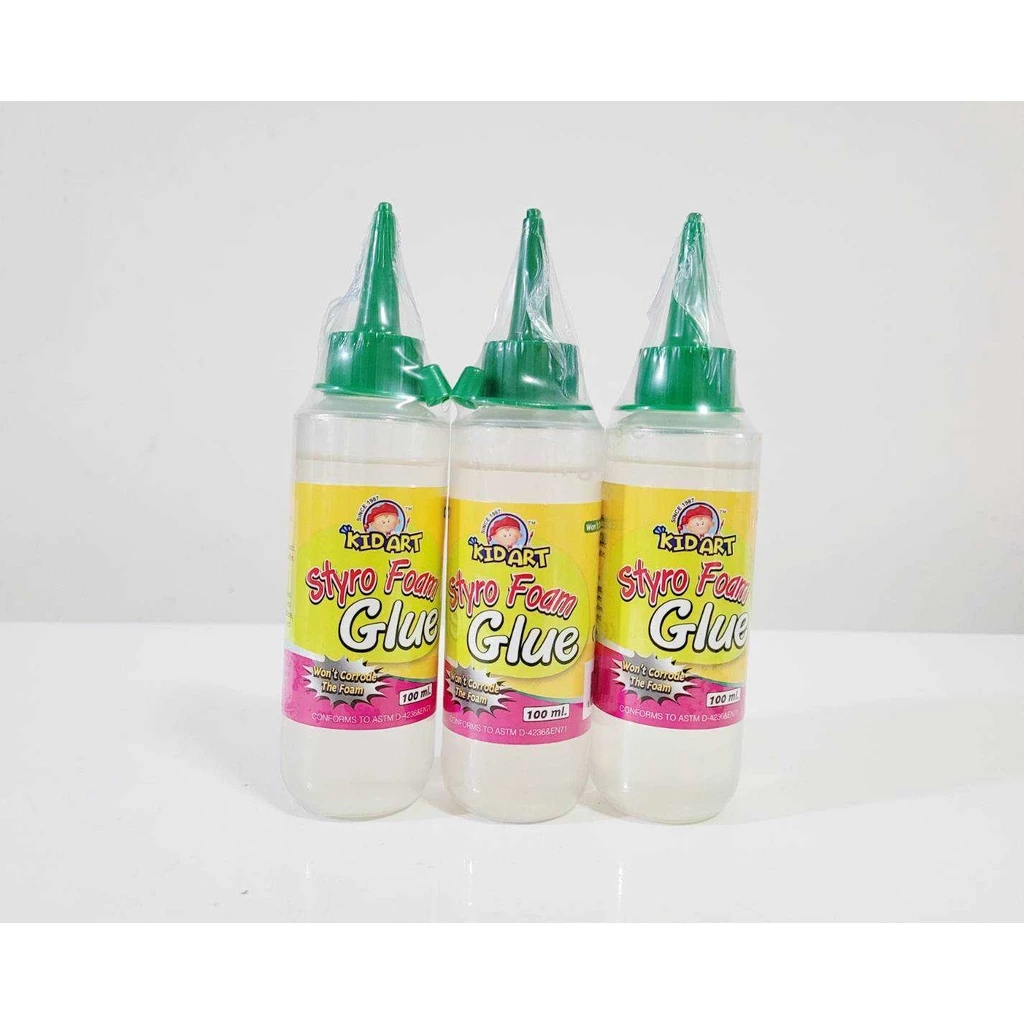 กาว กาวติดโฟม ไฮ คราฟท์ ขนาด 30 100 และ 250 กรัม Hi Craft Styro Foam Glue สำหรับติดโฟม (ราคาต่อ 1 ขวด)