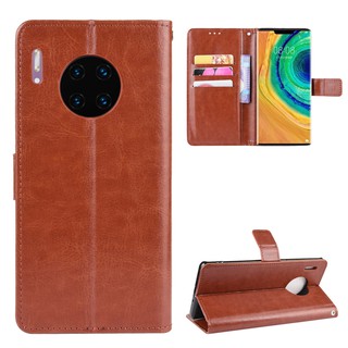 เคสสำ Huawei Mate 30 Pro Case Flip PU Leather Phone Casing Huawei Mate30 Pro คสโทรศัพท์มือถือ Back Cover