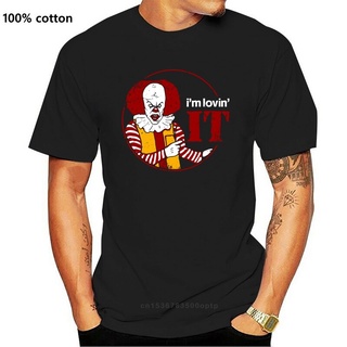 เสื้อยืดแขนสั้น พิมพ์ลาย Im Lovin It Pennywisecool สไตล์ฮิปฮอป สําหรับผู้ชาย