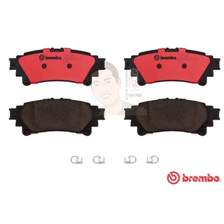 P83 152C ผ้าเบรก R (แท้ BREMBO รุ่น Ceramic) LEXUS อาร์เอ๊กซ์ RX270 350 450 ปี2008-2015